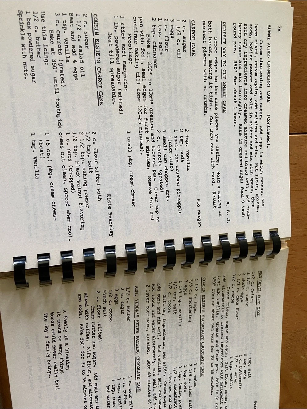 Vintage 70s 1970s spiral cookbook Monroeville Western Pennsylvania PA Pittsburgh